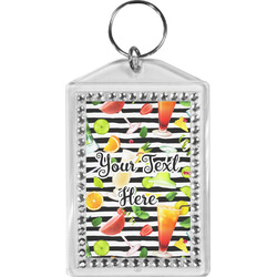 Cocktails Bling Keychain (Personalized)