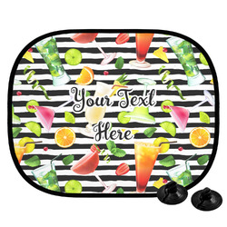 Cocktails Car Side Window Sun Shade (Personalized)