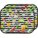 Cocktails Car Floor Mats (Back Seat) (Personalized)