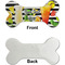 Cocktails Ceramic Flat Ornament - Bone Front & Back Single Print (APPROVAL)