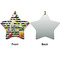 Cocktails Ceramic Flat Ornament - Star Front & Back (APPROVAL)