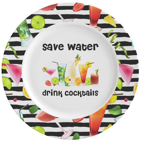 Custom Cocktails Ceramic Dinner Plates (Set of 4)