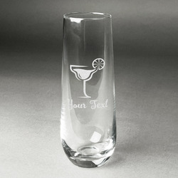 Cocktails Champagne Flute - Stemless Engraved (Personalized)