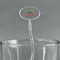 Cocktails Clear Plastic 7" Stir Stick - Oval - Main