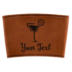 Cocktails Leatherette Cup Sleeve (Personalized)