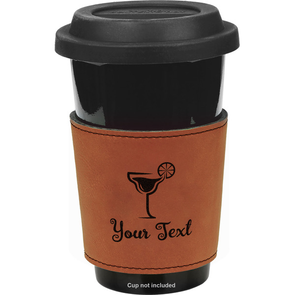 Custom Cocktails Leatherette Cup Sleeve - Single Sided (Personalized)