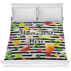 Cocktails Comforter - Full / Queen (Personalized)