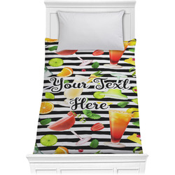 Cocktails Comforter - Twin (Personalized)