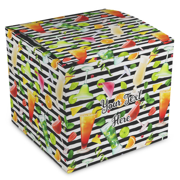 Custom Cocktails Cube Favor Gift Boxes (Personalized)