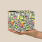 Cocktails Cube Favor Gift Box - On Hand - Scale View