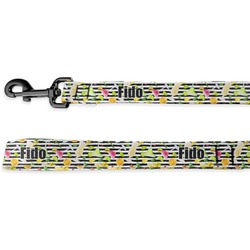 Cocktails Dog Leash - 6 ft (Personalized)