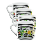 Cocktails Double Shot Espresso Cups - Set of 4 (Personalized)