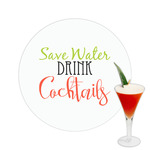 Cocktails Printed Drink Topper -  2.5"