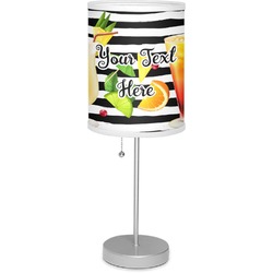 Cocktails 7" Drum Lamp with Shade Polyester (Personalized)