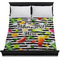 Cocktails Duvet Cover - Queen - On Bed - No Prop