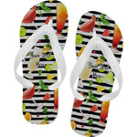 Cocktails Flip Flops - Medium (Personalized)