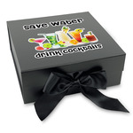 Cocktails Gift Box with Magnetic Lid - Black