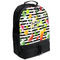 Cocktails Large Backpack - Black - Angled View