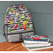 Cocktails Large Backpack - Gray - On Desk