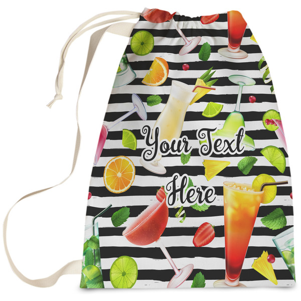 Custom Cocktails Laundry Bag - Large (Personalized)