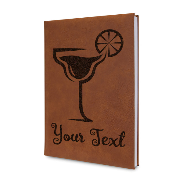 Custom Cocktails Leather Sketchbook - Small - Double Sided (Personalized)