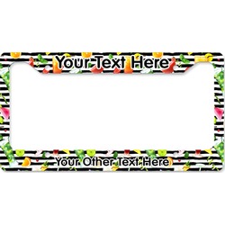 Cocktails License Plate Frame - Style B (Personalized)