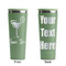 Cocktails Light Green RTIC Everyday Tumbler - 28 oz. - Front and Back