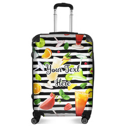 Cocktails Suitcase - 24" Medium - Checked (Personalized)