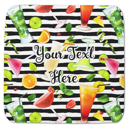 Cocktails Memory Foam Bath Mat - 48"x48" (Personalized)