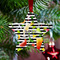 Cocktails Metal Star Ornament - Lifestyle