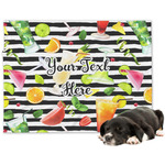 Cocktails Dog Blanket - Large (Personalized)