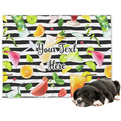 Cocktails Dog Blanket - Regular (Personalized)