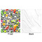 Cocktails Minky Blanket - 50"x60" - Single Sided - Front & Back