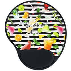 Cocktails Mouse Pad with Wrist Support