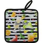 Cocktails Pot Holder w/ Name or Text