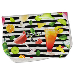 Cocktails Burp Cloth - Fleece w/ Name or Text