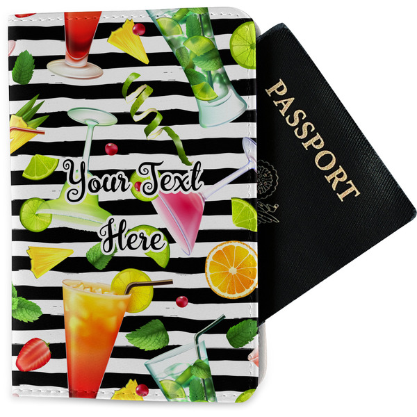 Custom Cocktails Passport Holder - Fabric (Personalized)