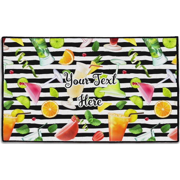 Custom Cocktails Door Mat - 60"x36" (Personalized)