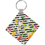 Cocktails Diamond Plastic Keychain w/ Name or Text