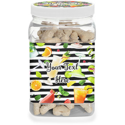 Cocktails Dog Treat Jar (Personalized)