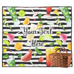 Cocktails Outdoor Picnic Blanket (Personalized)