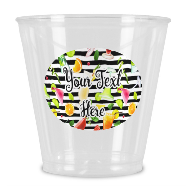 Custom Cocktails Plastic Shot Glass (Personalized)