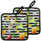 Cocktails Pot Holders - Set of 2 MAIN