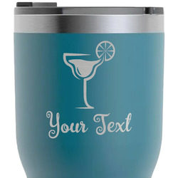 Cocktails RTIC Tumbler - Dark Teal - Laser Engraved - Double-Sided (Personalized)