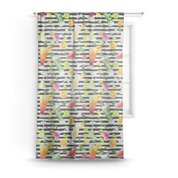 Cocktails Sheer Curtain - 50"x84"