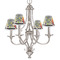 Cocktails Small Chandelier Shade - LIFESTYLE (on chandelier)