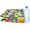 Cocktails Sports Towel Folded with Water Bottle