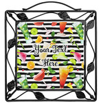 Cocktails Square Trivet (Personalized)