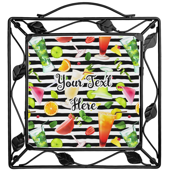 Custom Cocktails Square Trivet (Personalized)