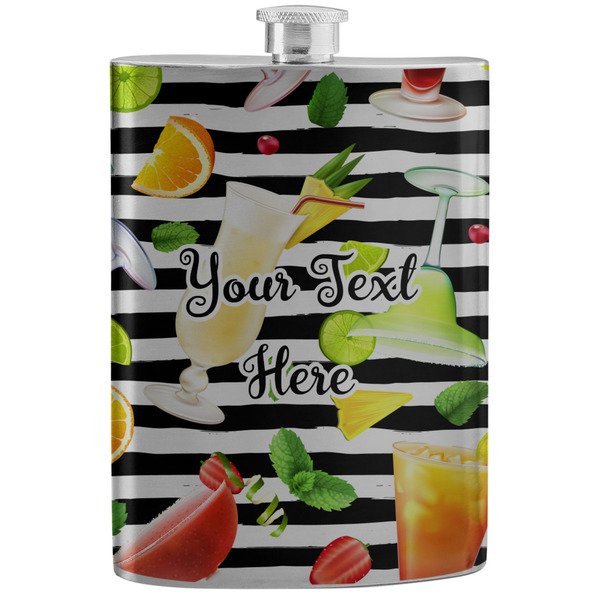 Custom Cocktails Stainless Steel Flask (Personalized)